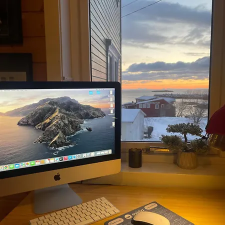 Lofoten Aurora Oceanfront 罗弗敦极光海景度假屋 *