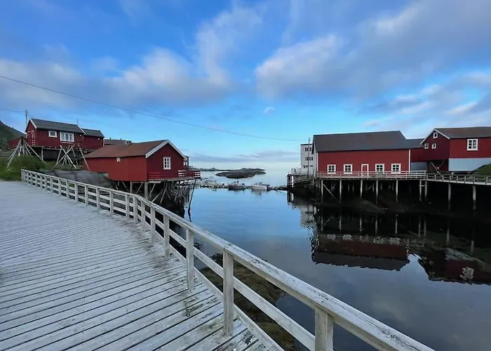 Lofoten Aurora Oceanfront 罗弗敦极光海景度假屋 * Moskenes