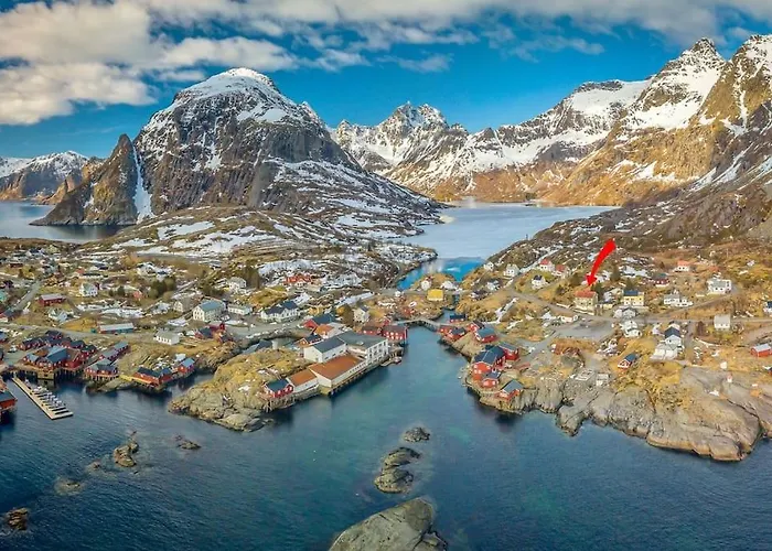 Lofoten Aurora Oceanfront 罗弗敦极光海景度假屋 Appartamento Moskenes