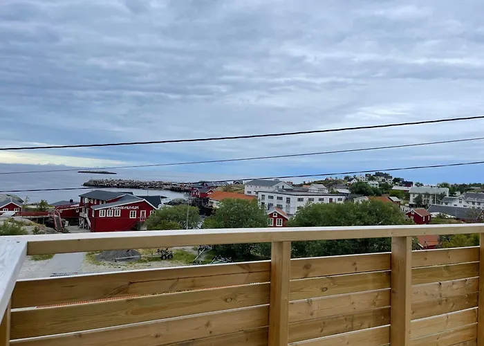 Апартаменты Lofoten Aurora Oceanfront 罗弗敦极光海景度假屋 Москенес