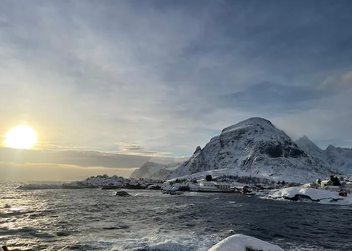 Lofoten Aurora Oceanfront 罗弗敦极光海景度假屋 * Moskenes