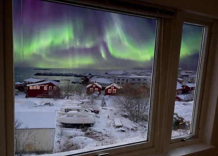 Lofoten Aurora Oceanfront 罗弗敦极光海景度假屋 Appartement
