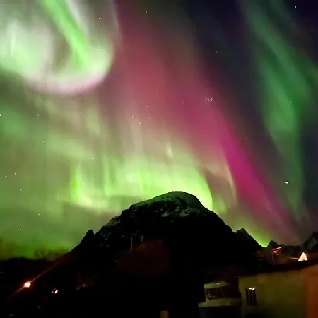 Lofoten Aurora Oceanfront 罗弗敦极光海景度假屋 モスケネス