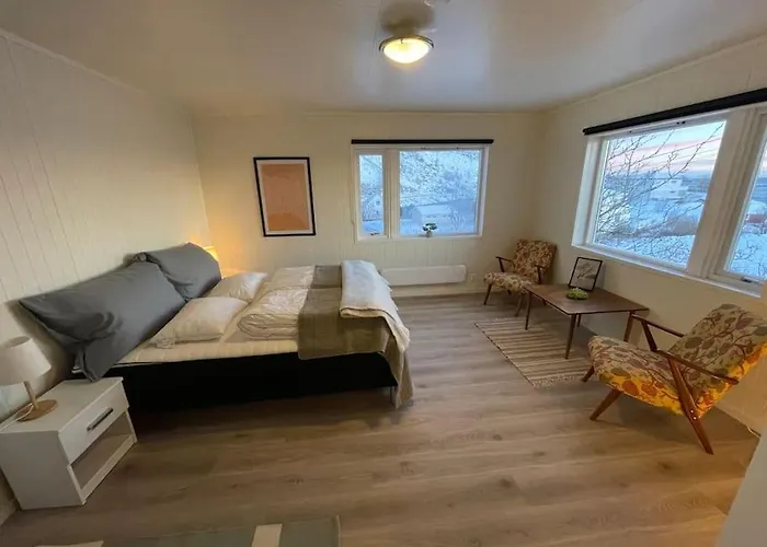 Lägenhet Lofoten Aurora Oceanfront 罗弗敦极光海景度假屋 *