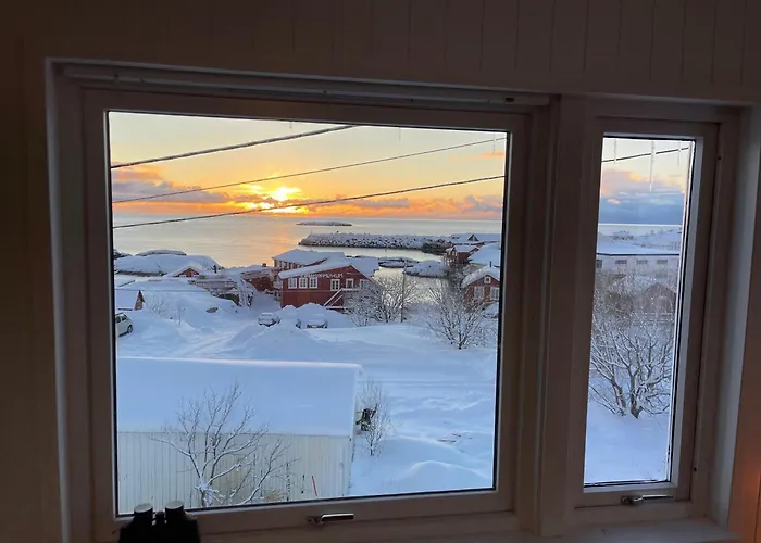 Lofoten Aurora Oceanfront 罗弗敦极光海景度假屋 Moskenes